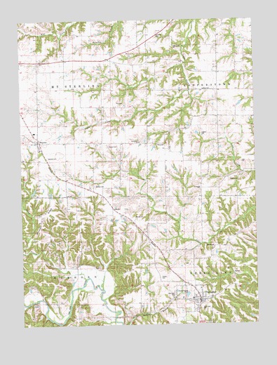 Versailles, IL USGS Topographic Map