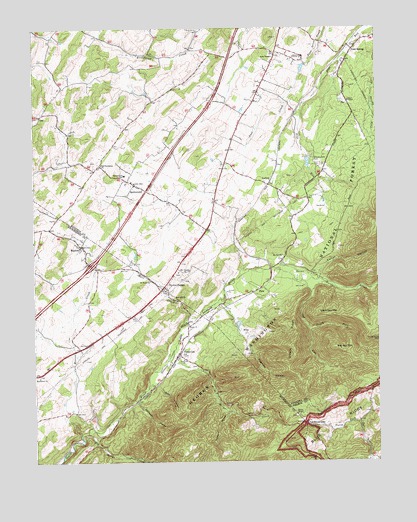 Vesuvius, VA USGS Topographic Map
