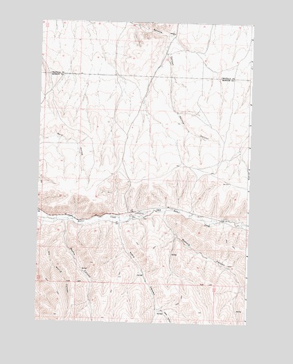 Vey Ranch, OR USGS Topographic Map