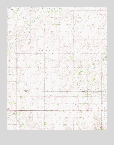 Vici NW, OK USGS Topographic Map