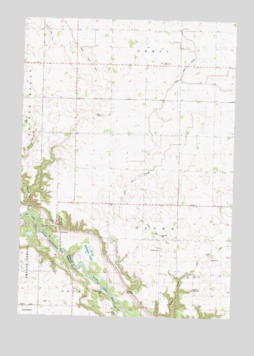 Vicksburg, MN USGS Topographic Map