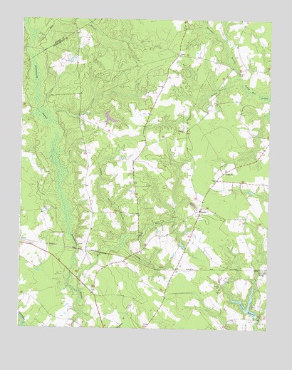 Vicksville, VA USGS Topographic Map