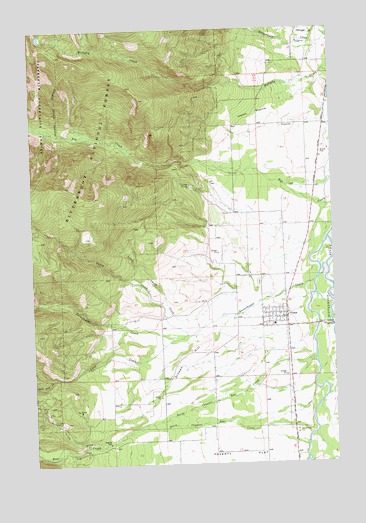Victor, MT USGS Topographic Map