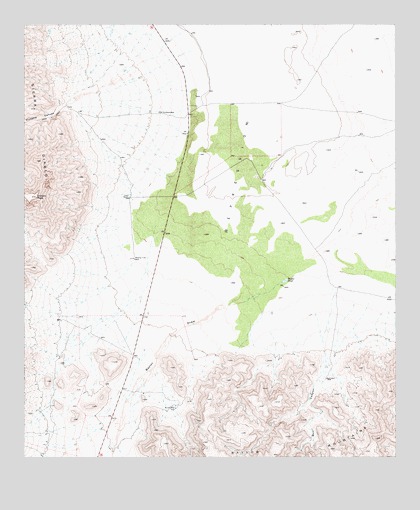 Victorio Peak, TX USGS Topographic Map