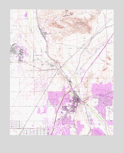 Victorville, CA USGS Topographic Map