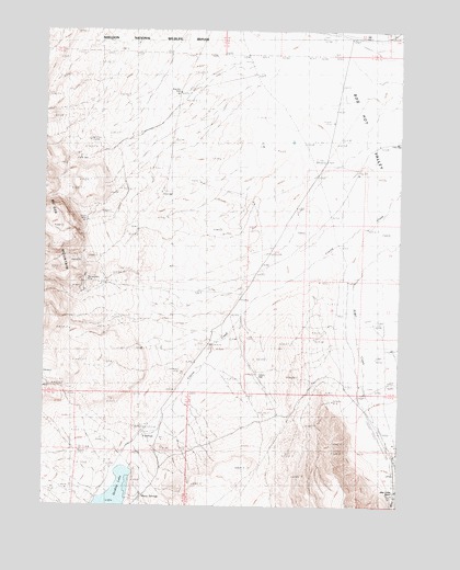 Alder Creek Ranch, NV USGS Topographic Map