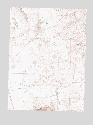 Boggy Meadows, WY USGS Topographic Map