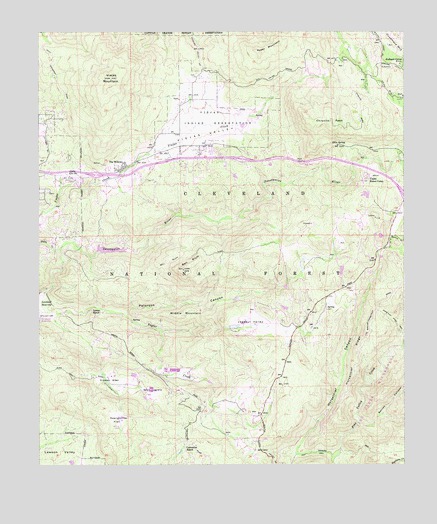 Viejas Mountain, CA USGS Topographic Map