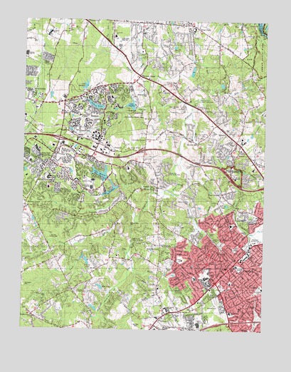 Vienna, VA USGS Topographic Map
