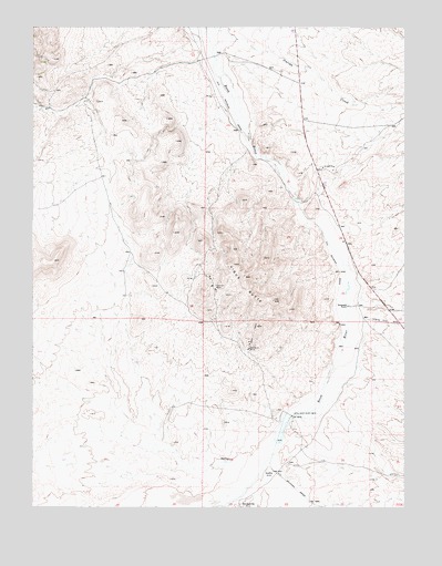 Vigus Butte, NV USGS Topographic Map