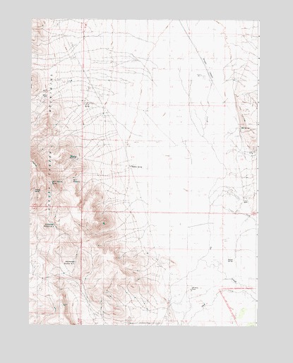 Boghole Spring, OR USGS Topographic Map