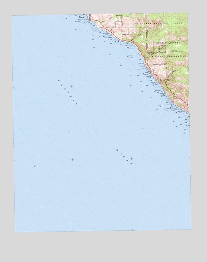 Villa Creek, CA USGS Topographic Map