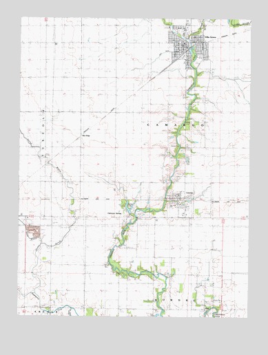 Villa Grove, IL USGS Topographic Map