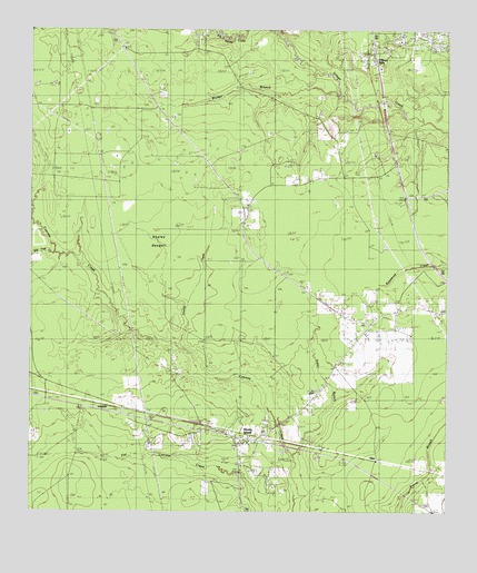Village Mills, TX USGS Topographic Map
