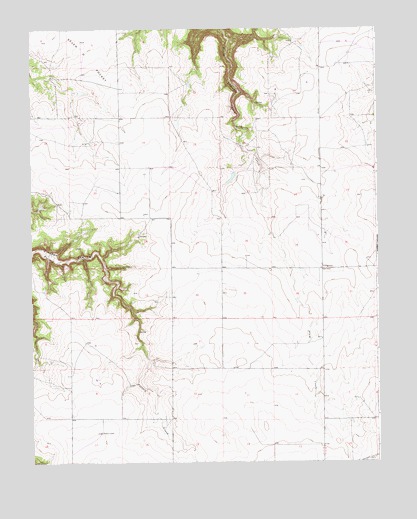 Villegreen, CO USGS Topographic Map