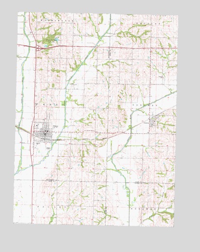 Villisca, IA USGS Topographic Map