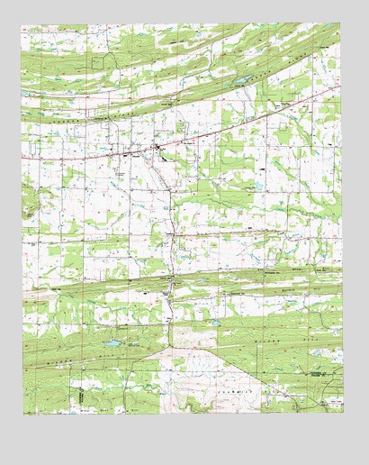 Vilonia, AR USGS Topographic Map