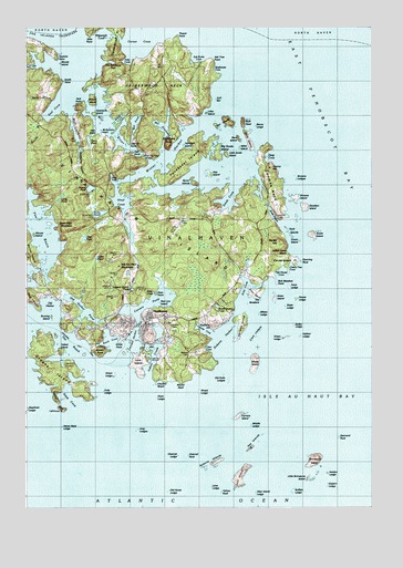 Vinalhaven, ME USGS Topographic Map