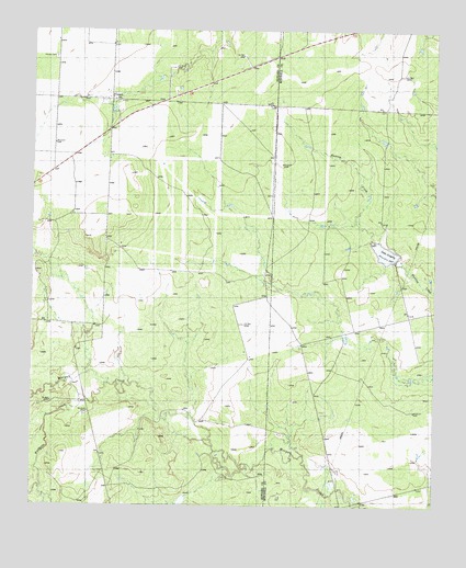Vincent, TX USGS Topographic Map