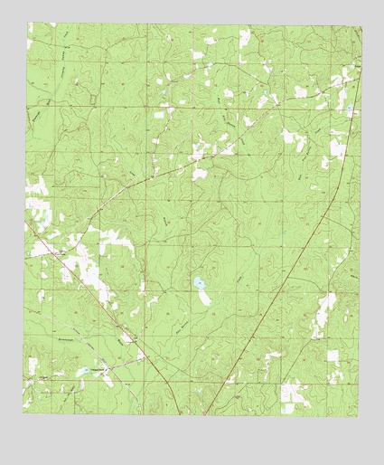 Vinegar Bend, AL USGS Topographic Map