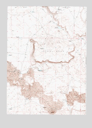 Bogus Bench, OR USGS Topographic Map