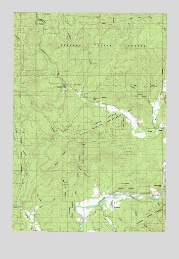Vinemaple, OR USGS Topographic Map