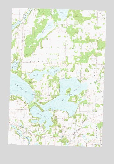 Vining, MN USGS Topographic Map