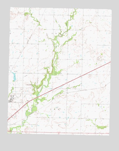 Vinita NE, OK USGS Topographic Map