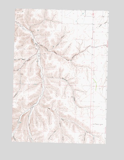 Vinson, OR USGS Topographic Map