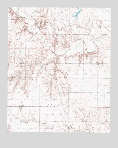 Vinson, OK USGS Topographic Map
