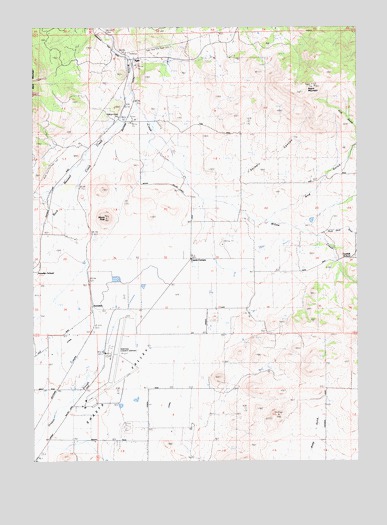 Bogus Mountain, CA USGS Topographic Map