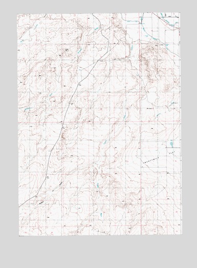 Vinson Wash, ID USGS Topographic Map