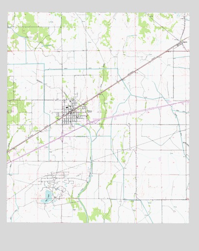 Vinton, LA USGS Topographic Map