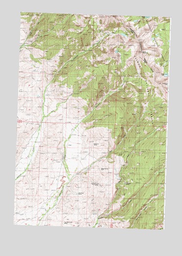 Bohannon Spring, ID USGS Topographic Map