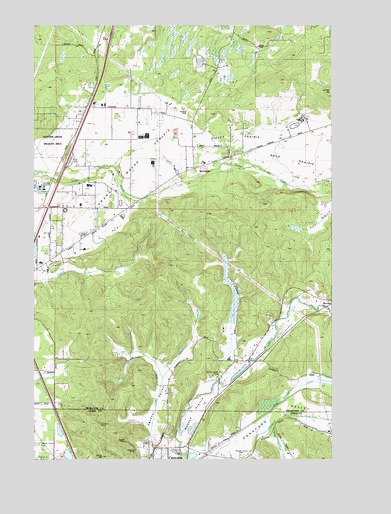 Violet Prairie, WA USGS Topographic Map