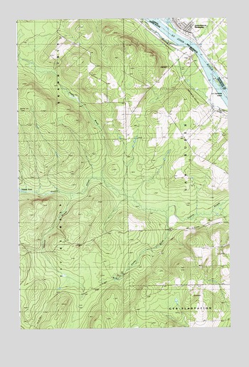 Violette Stream, ME USGS Topographic Map