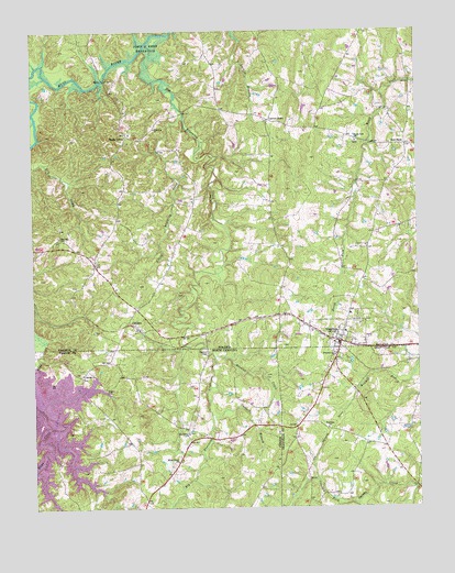 Virgilina, VA USGS Topographic Map
