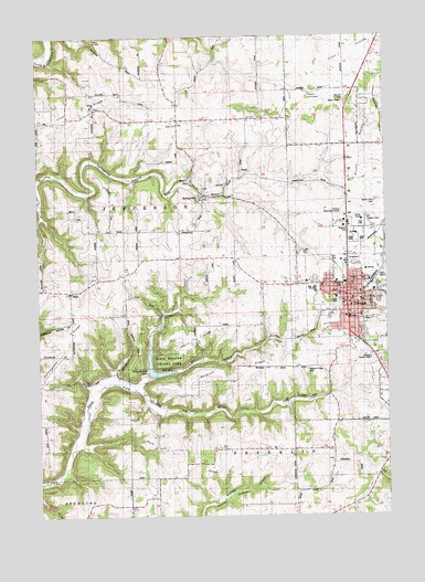 Viroqua, WI USGS Topographic Map