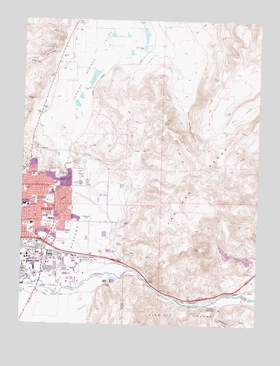 Vista, NV USGS Topographic Map