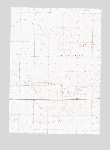 Vivian NW, SD USGS Topographic Map