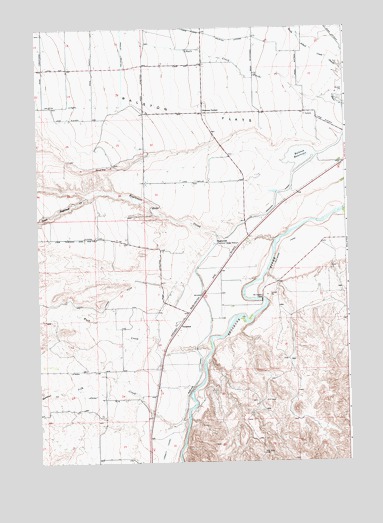 Vocation, WY USGS Topographic Map