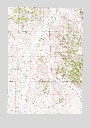 Volborg, MT USGS Topographic Map
