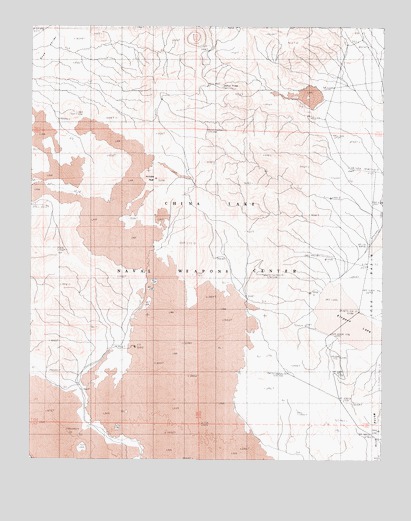 Volcano Peak, CA USGS Topographic Map