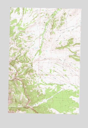 Volcano Reef, MT USGS Topographic Map