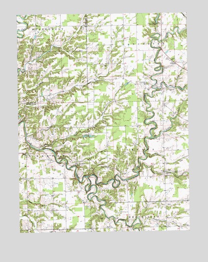 Volga, IN USGS Topographic Map