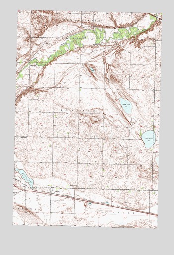 Voltaire, ND USGS Topographic Map