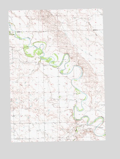 Volunteer, SD USGS Topographic Map