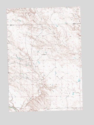 Volunteer SE, SD USGS Topographic Map