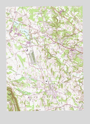 Voorheesville, NY USGS Topographic Map