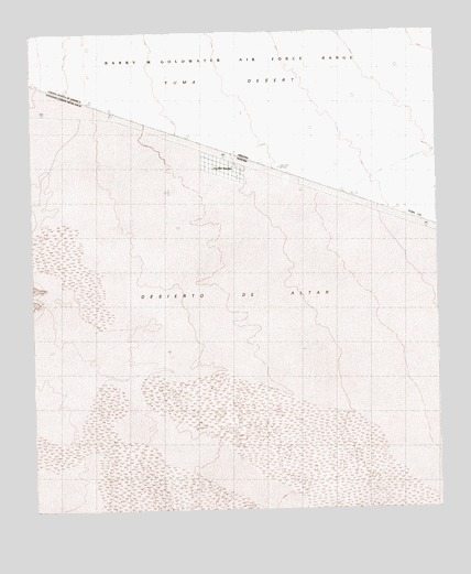 Vopoki Ridge SE, AZ USGS Topographic Map